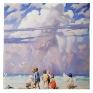 Arte de fadas “O Gigante” por NC Wyeth