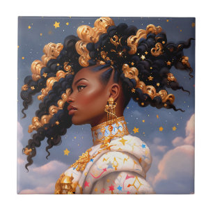 Arte de Fantasia Afro-Americana Cósmica