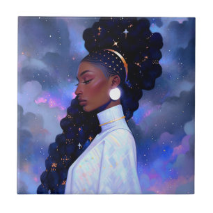 Arte de Fantasia Afro-Americana Cósmica