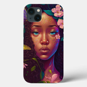 Arte de Fantasia de Fada Negra Africana-Americana