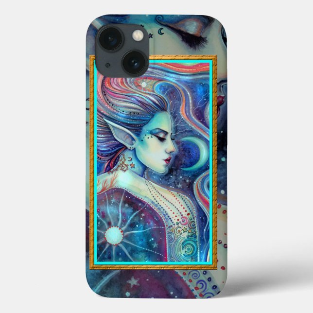 Arte de Fantasia Fada Feérica Celestial Celesta (Verso)