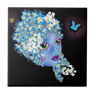 Arte de fantasia pagã da Mãe Terra GAIA por LeahG