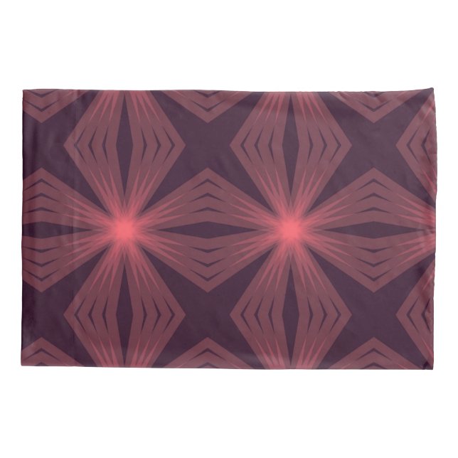 Arte de flores geométrica com estilo retrô clássic (Verso)