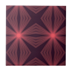Arte de flores geométrica do estilo retrô clássico
