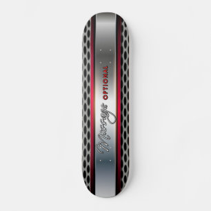 Arte de Fundo Metálico Skateboard 5A