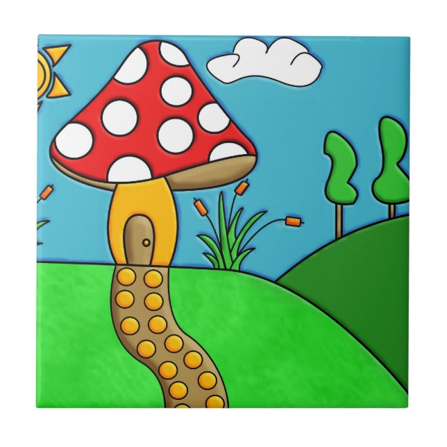 Arte de Fungos da Floresta Caprichosa (Frente)