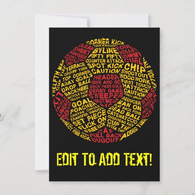 Arte de Futebol de Bola de Futebol (Frente)