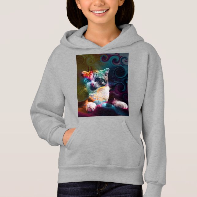 ARTE DE GATO COLORIDA E DIVERTIDA (Frente)