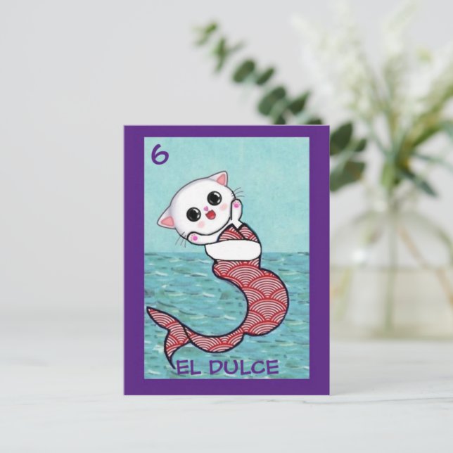 Arte de Gato, El Dulce, Cartão Postal (Em pé/Frente)