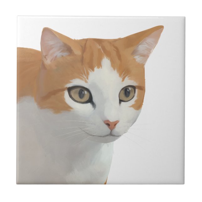 Arte de Gato Ginger Adorável (Frente)