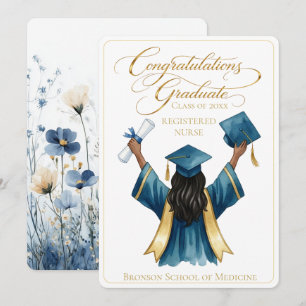 Arte de Graduação Floral Radiante RN