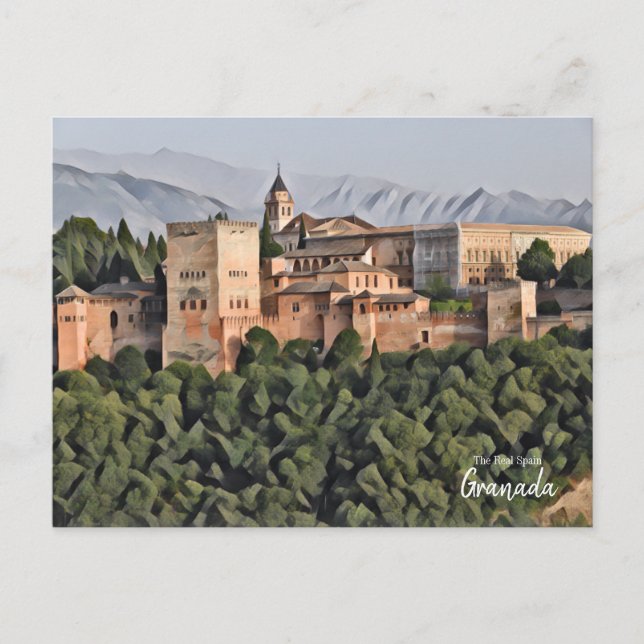 Arte de Granada -O verdadeiro cartão postal da Esp (Frente)