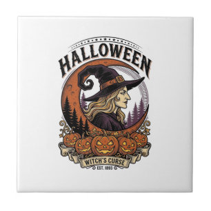 Arte de Gravura de Lua de Abóbora de Halloween de