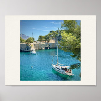 Arte de impressão fotográfica da Baía Turquesa & v