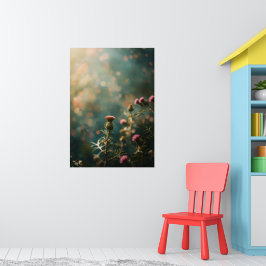 Arte de Impressão Fotográfica do Jardim de Cardo S