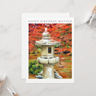 Arte de Jardim Japonês Vintage