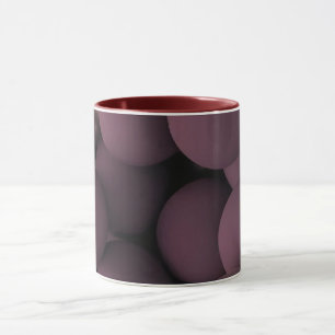 Arte de Linha Abstrata Moderna Caneca Preta Co M