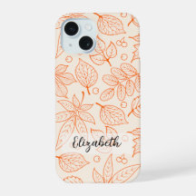 Arte de Linha do outono de outono Desenhado à Mão