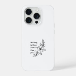 Arte de Linha Floral Minimalista Citação Romântica