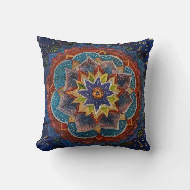 Arte de Mandala Almofada (Frente)