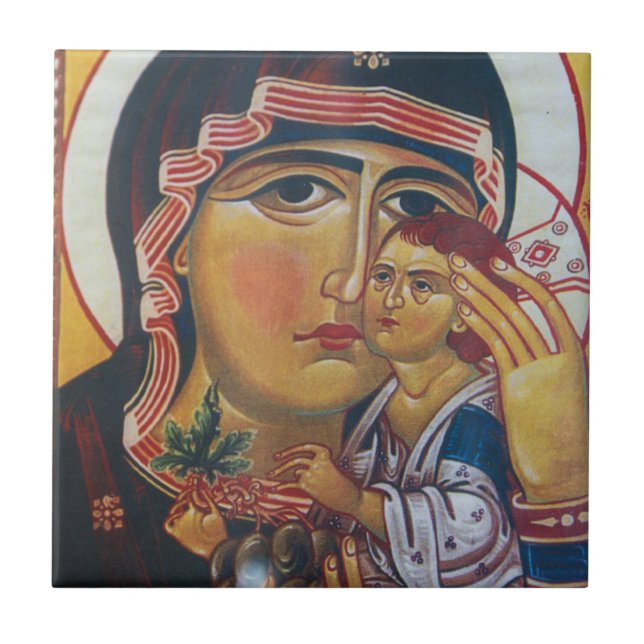 Arte de Maria Mãe e Jesus (Frente)
