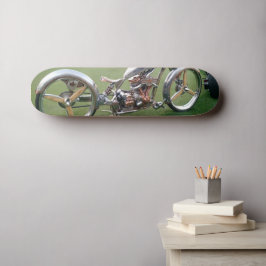 Arte de motocicleta Skateboard  