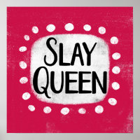 Arte de Muro da Rainha Poster