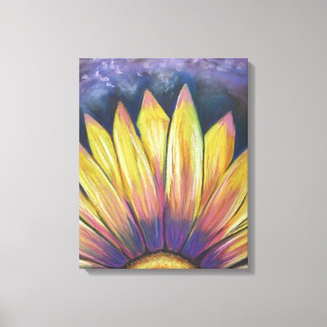 Arte de Muro de Canvas Sunflower Artística Moderna (Frente)