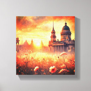 Arte de Muro Sunset canvas Dom.
