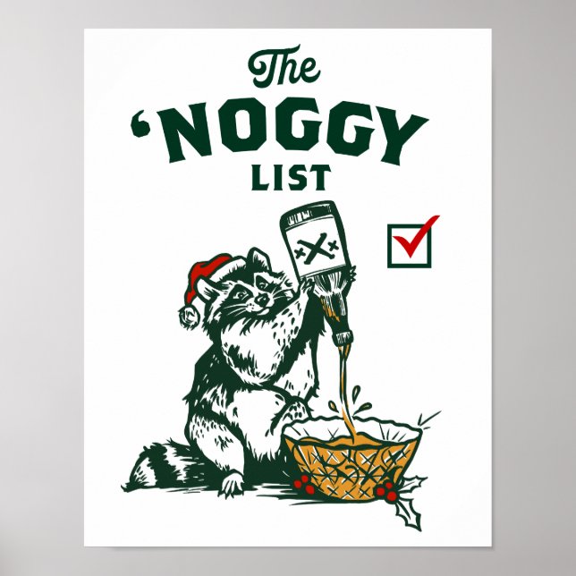 Arte de Natal Engraçada: Decoração de Poster da Fe (Frente)