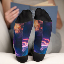 Arte de Nebulosa Espacial Abstrata - Cósmico Color