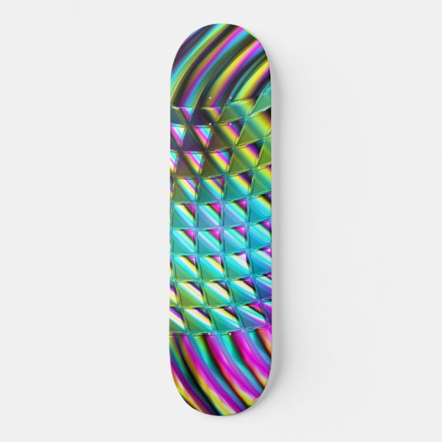 Arte de Onda Cromática 1A Skateboard (Frente)