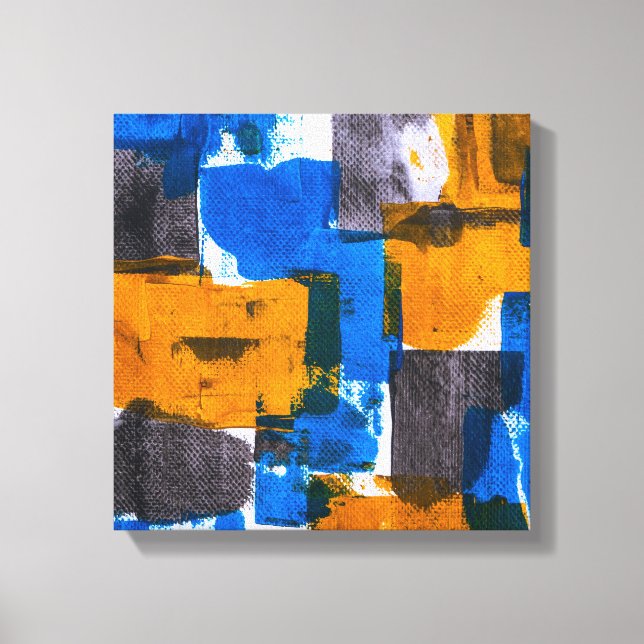 Arte de padrão de Canvas abstrato (Frente)