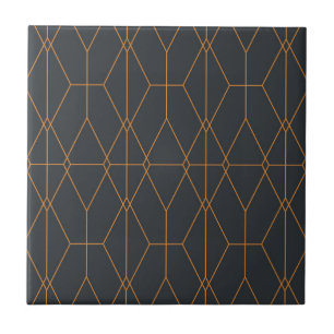 Arte de padrão de linha elegante, chic, simples e