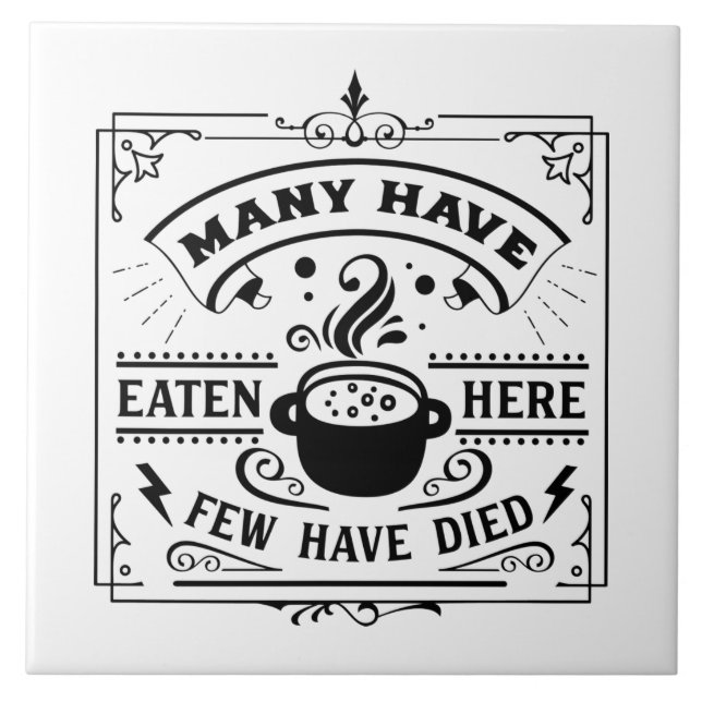 arte de palavra na cozinha engraçada (Frente)