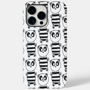 Arte de Panda Preto e Branco Divertida