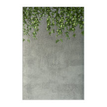 Arte de Parede Acrílica Moderno Concreto & Vinha