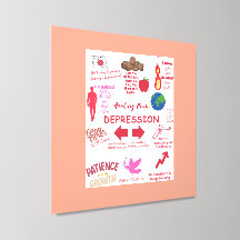 Arte de Parede Afirmação Positiva