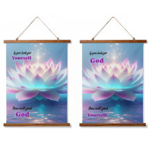 Arte de Parede Citação Espiritual Inspirador de De