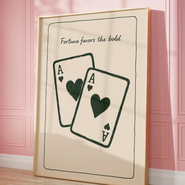 Arte de Parede com Cartas de Baralho | Impressão V (Criador carregado)