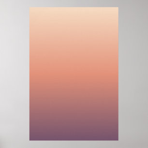 Arte de Parede com Gradiente Abstrato em Poster