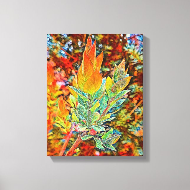 Arte de parede da Canvas de mídia mista (Frente)