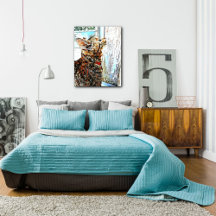 Arte de parede da Canvas de mídia mista