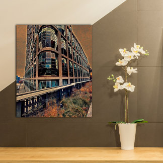 Arte de parede da Canvas de mídia mista