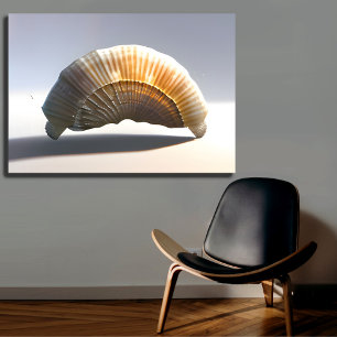 Arte de Parede de Canvas de Seashell Premium