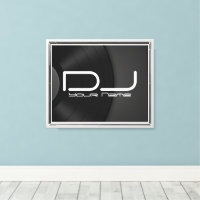 Arte de parede de Canvas DJ personalizada com regi
