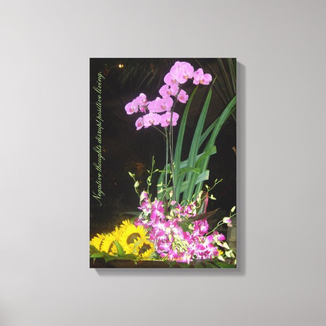 Arte de parede de Canvas Inspiracional/Motivaciona (Frente)