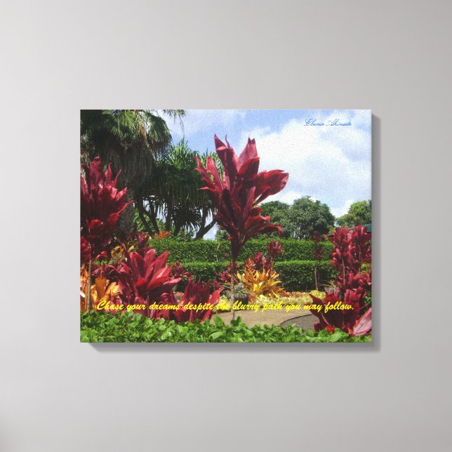 Arte de parede de Canvas Inspiracional/Motivaciona (Frente)