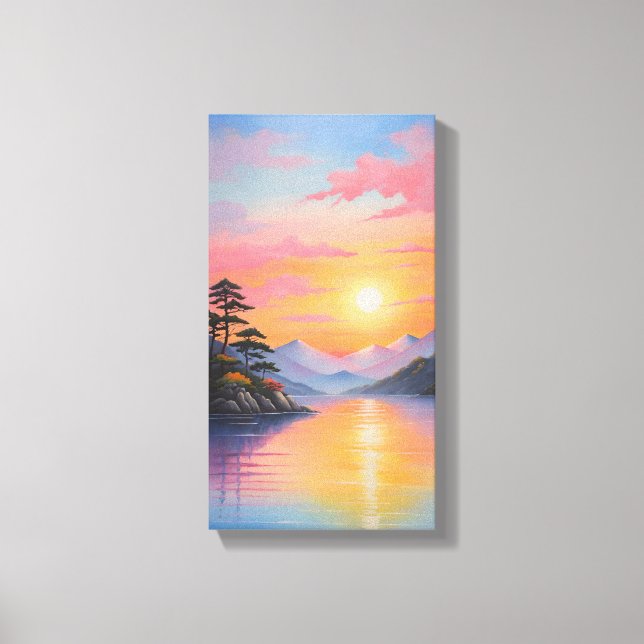 Arte de parede de Canvas sunset (Frente)