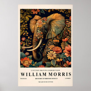 Arte de parede de elefante, impressão de William M